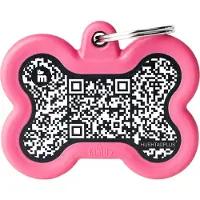 My Family MyFa tegn hush QR, ben sort, caoutchouc rose (Chien)