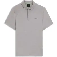 BOSS Tour 10276309 Short Sleeve Polo Gris L Homme