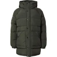 Superdry pour homme. M5012289A XPD Longline Baffle Parka navy (S), Casuel, Polyester, Marine