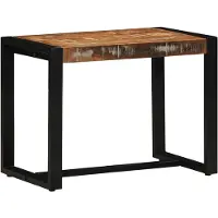 vidaXL Banc multicolore 60x35x45 cm en bois massif recyclé