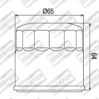 Champion Filtre À Huile Pour Moto Yamaha 1000 Yzf R1m 2015 À 2020 Neuf