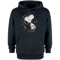 Snoopy Sweat-shirt à capuche de - Music - S - 3XL - pour Homme - noir - Taille XL