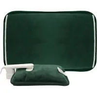 STAUS&BACH Aura - Bouillotte électrique avec manchon pour les mains - Polaire - Bouillotte pour bébé - Bouillotte pour bébé - Vert