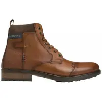 Redskins Bottines Cuir Spicy - Cognac-Navy