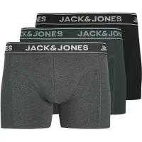 Jack & Jones Boxers 'JACBLACK FRIDAY' gris foncé / gris chiné / noir