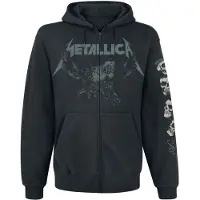 Metallica Sweat-shirt zippé à capuche de - S&M2 - Skull - S - 5XL - pour Homme - noir - Taille L