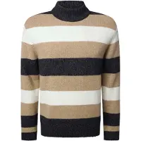Pierre Cardin Pull-over camel / anthracite / blanc cassé