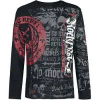 Rock Rebel by EMP T-shirt manches longues de - Rock And Roll Dreams Come Through - S - 5XL - pour Homme - noir - Taille L