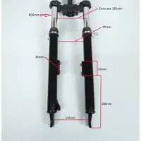 P2r Fourche Pour Mobylette Peugeot 50 103 Ls Avant 2020 Neuf