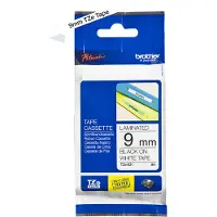 Brother TZe-221 Noir sur Blanc (9 mm x 8 m)