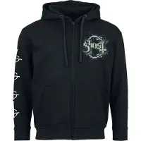 Ghost Sweat-shirt zippé à capuche de - Electryfing - M - XXL - pour Homme - noir - Taille M
