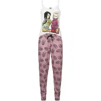 Dragon Ball Pyjama Gaming de - Super - Android pair - L - 3XL - pour Femme - blanc/rose - Taille XXL