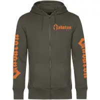 Sabaton Sweat-shirt zippé à capuche de - Legends - S - 3XL - pour Homme - vert - Taille S