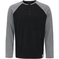 Forplay T-shirt manches longues de - Kurt - M - 3XL - pour Homme - gris/noir - Taille M