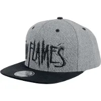 In Flames Casquette de - Logo - pour Unisexe - noir/gris - Taille Standard