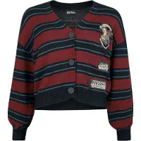 Harry Potter Gilets & Ponchos de - DA Grunge Collection - S.P.E.W. Cardigan - L - XXL - pour Femme - bordeaux/bleu marine - Taille L