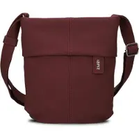 Zwei Sac à bandoulière 'Mademoiselle' bourgogne / rouge carmin