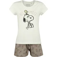 Peanuts Pyjama de - & Woodstock - All Smiles - L - 3XL - pour Femme - multicolore - Taille XXL