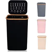 OEM Cuve de lavage pratique de 100 litres avec couvercle et 2 compartiments de tri - sacs amovibles en tissu Oxford avec bordure en bambou