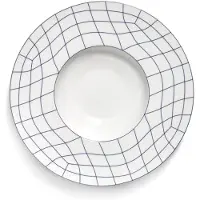 Serax Nido Assiette Creuse Bord Large White|Blue