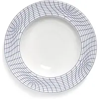 Serax Nido Assiette Creuse L | White|Blue