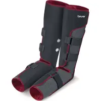 Beurer Venen Trainer 3W Massage par pression d'air à plusieurs niveaux, minuterie, piles/secteur, noir, FM 150 PRO