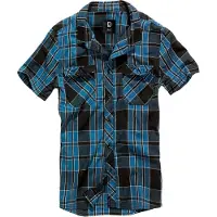 Brandit Chemise 'Roadstar' bleu / noir