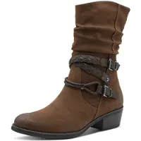 Marco Tozzi Bottes de cowboy marron