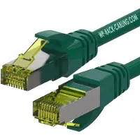Wp Europe WP WPC-PAT-6ASF010G câble de réseau Vert 1 m Cat6a S/FTP (S-STP)