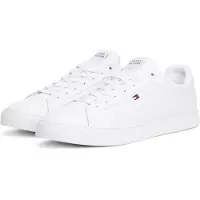 Tommy Hilfiger Baskets basses 'Icon Court' blanc