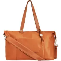Mosz Femmes, Sac, MÅOESZ weekendtas / reistas handbagage/ reistas dames -Nylon - Sandy - 32 x 48 x 24 cm, Orange, (37 l)