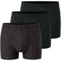 Schiesser Boxers '95/5 Essentials' rouge / noir / blanc