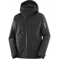 Salomon - Veste de ski isolante et légère en PrimaLoft - Brilliant 2.0 Jacket M Deep Black pour Homme - Taille XXL - Noir