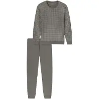 Schiesser Pyjama long ' Nightwear Serie ' gris