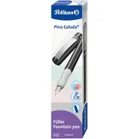 Pelikan Stylo Pina Colada anthracite métallisé 1+1 TP/FS bleu boîte pliante (1x)