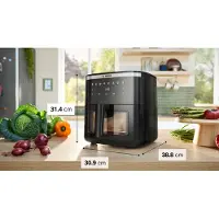 Bosch Airfryer Maf671b1 Noir - 72 L 1800 W Nombre De Paniers: 1