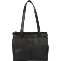 Spikes & Sparrow & Sparrow Dames Laptoptas / Werktas / Aktetas - Durante - Zwart - 12 inch (12"), Sac pour notebook, Noir