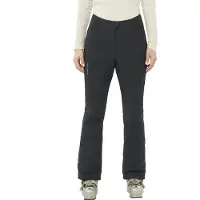 Salomon - Pantalon de ski stretch et imperméable - Reason Pant W Deep Black pour Femme - Taille S - Noir