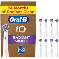 Oral-B iO Radiant White (8 pièces) Blanc