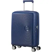 American Tourister Soundbox Valise à 4 Roulettes Extensible 55 cm Midnight Navy