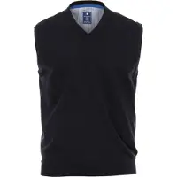 REDMOND Casual Regular Fit Gilet bleu, Unicolore