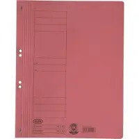 Pierre by Elba Agrafeuse à oeillet en carton, rouge, agrafage de la couverture complète, emballée par 50 pièces. (A4, 50x)