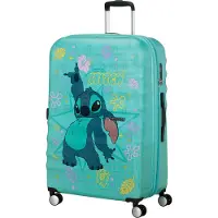 American Tourister trolley Wavebreaker Disney Spinner 77 / 28 Disney Trolley Stitch Flower turquoise