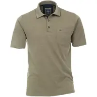 REDMOND Homme Redmond Casual Regular Fit Polo marron clair, Unicolore
