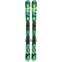 K2 - Pack skis freestyle - Omen JR + Fdt 7.0 Set + L Plate 2026 en Bois - Taille Enfant 139 cm
