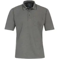 REDMOND Homme Redmond Casual Regular Fit Polo gris, Unicolore