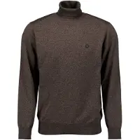 No-excess Pull-over marron chiné