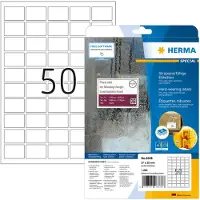Herma Special - Mat - Auto-Adhésif - Blanc - 37 X 25 Mm 1250 Étiquette(S) (25 Feuille(S) X 50 Étiquettes Pelliculées