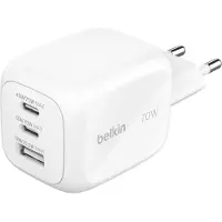 Belkin BOOST Charge 70W Ladeger. 2xUSB-C PD 1xUSB-A ws.WCH018hqWH