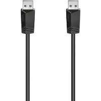 Hama Câble USB A-A, USB 2.0, 480 Mbit/s, 1,50 m
